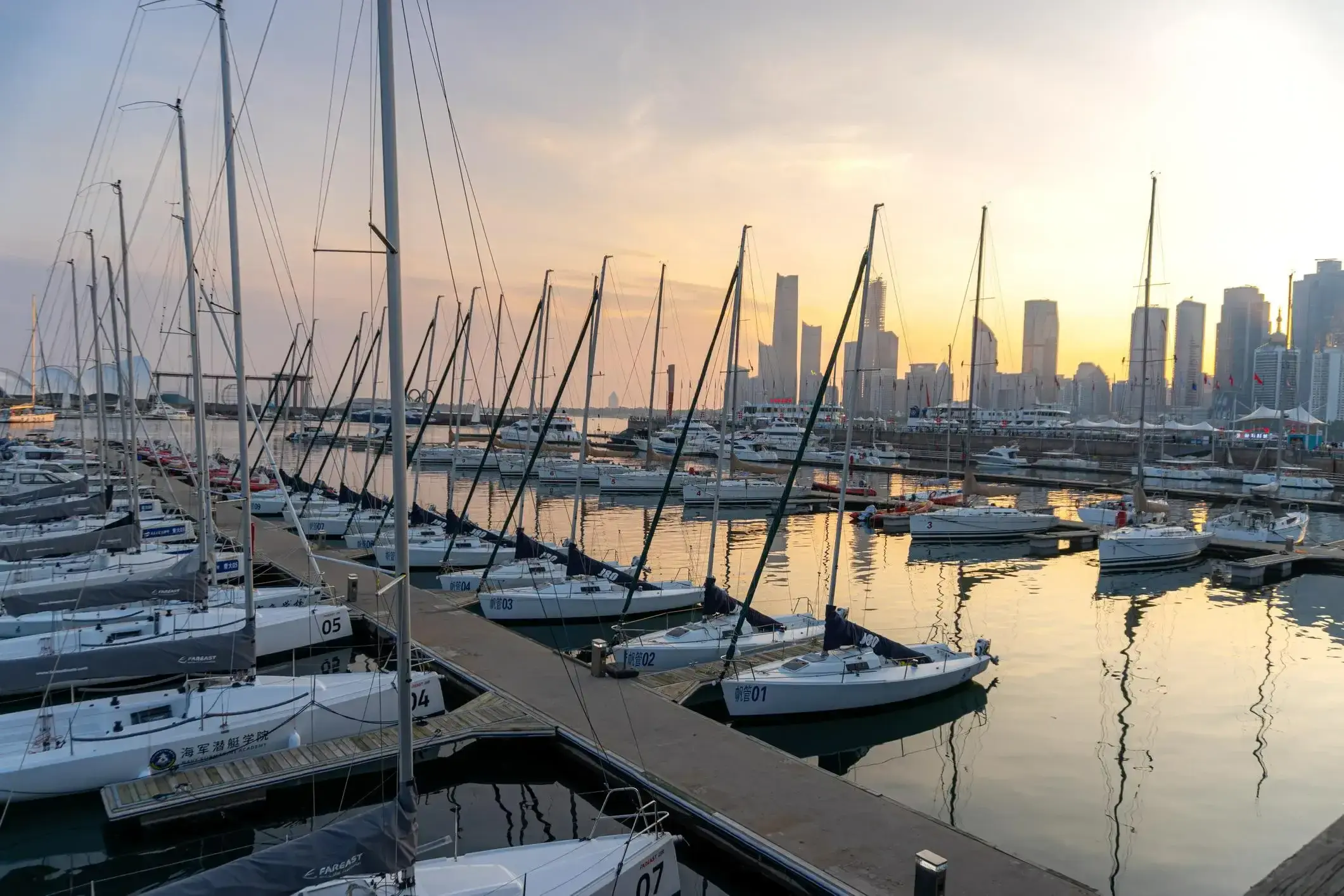 Trung Tâm Thuyền Buồm Quốc tế Thanh Đảo – Biểu Tượng Biển Hiện Đại Đẹp Nhất Trung Quốc